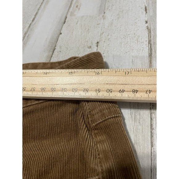 Talbots Caramel Corduroy Straight Leg Pant Size 12P - Picture 6 of 8